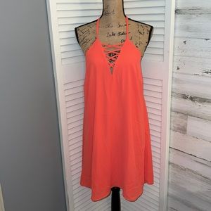 VENUS size small orange dress